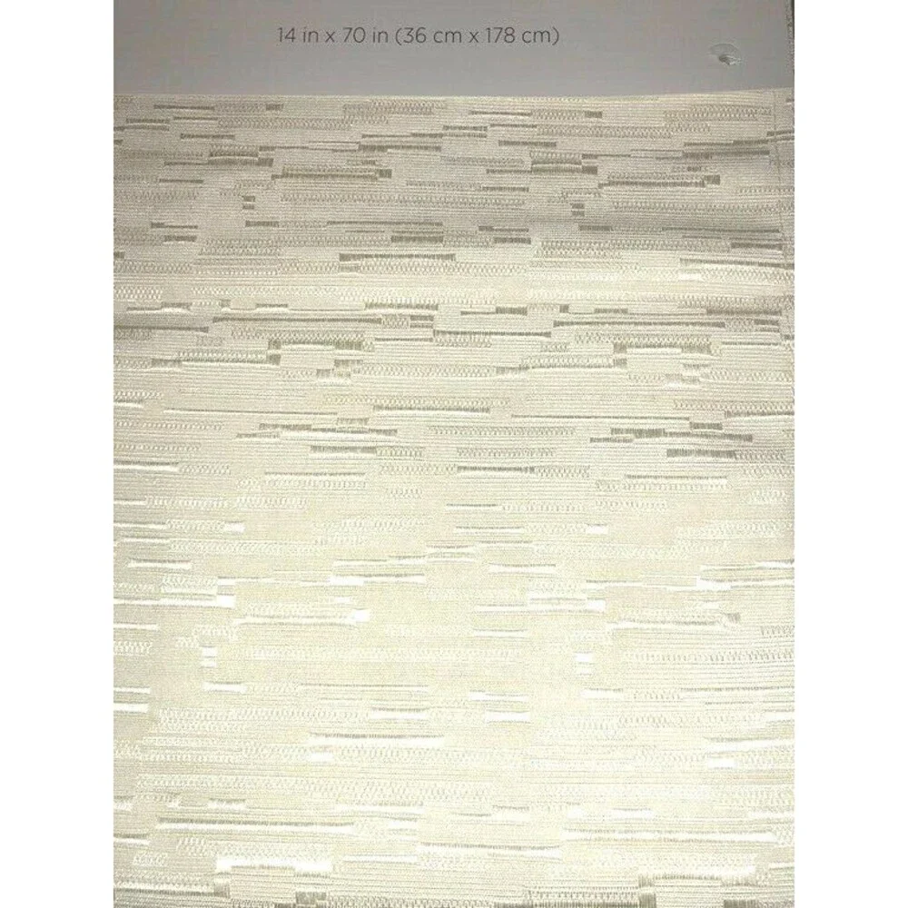 Continental Collection Cream Ivory Table Runner 14x70